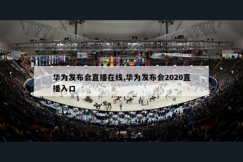 华为发布会直播在线,华为发布会2020直播入口